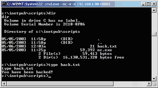 NetCat cmd img